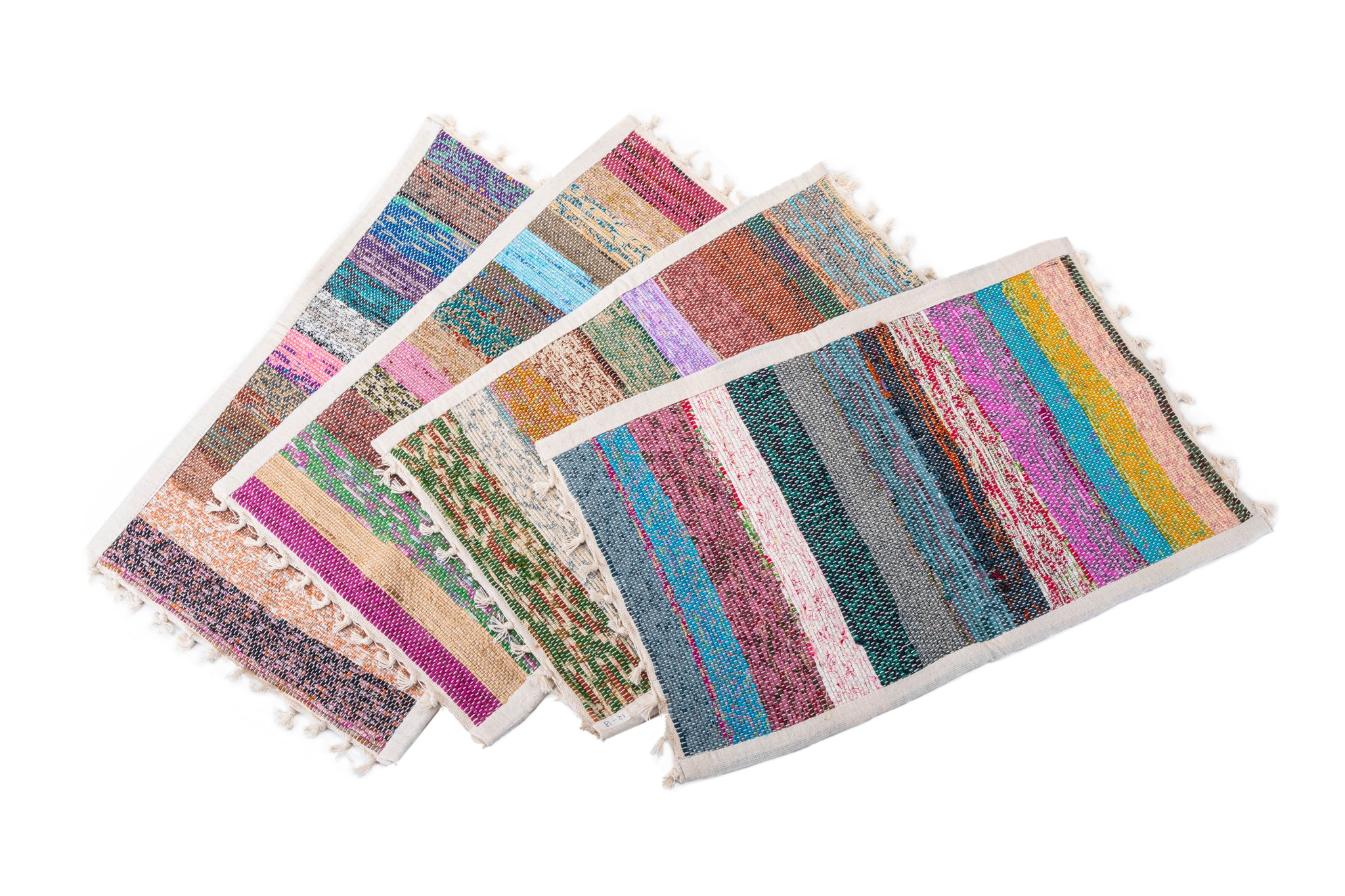 recycled sari placemats - JadeYoga