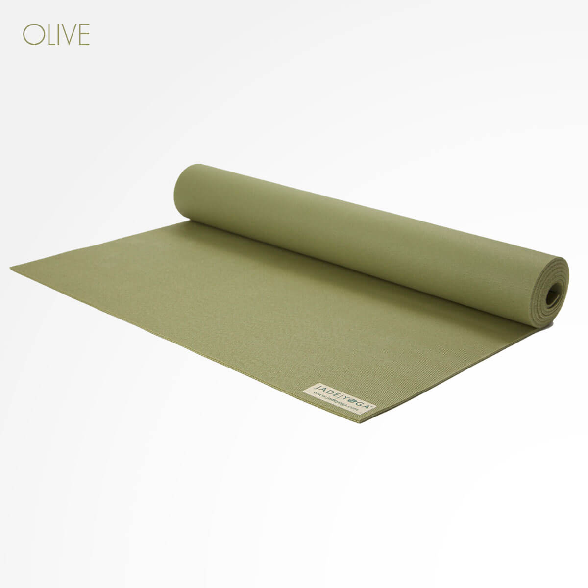 jade harmony yoga mat olive