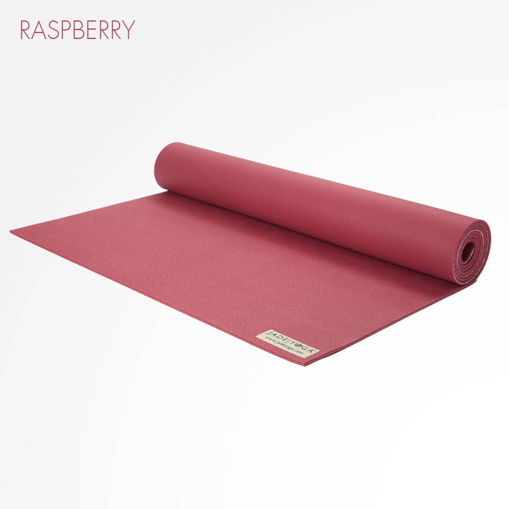 jade harmony yoga mat raspberry